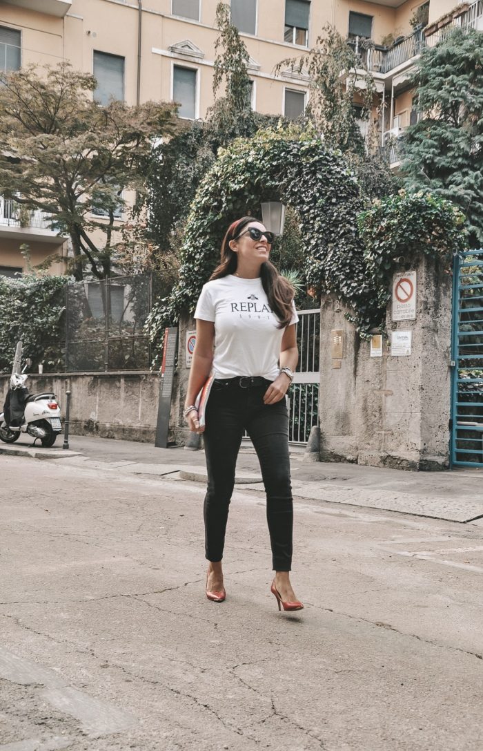 t-shirt da donna replay